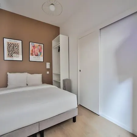 0#Appart 4Pers#1 Bedroom#Paris 15#Commerce#Ac Extérieur photo